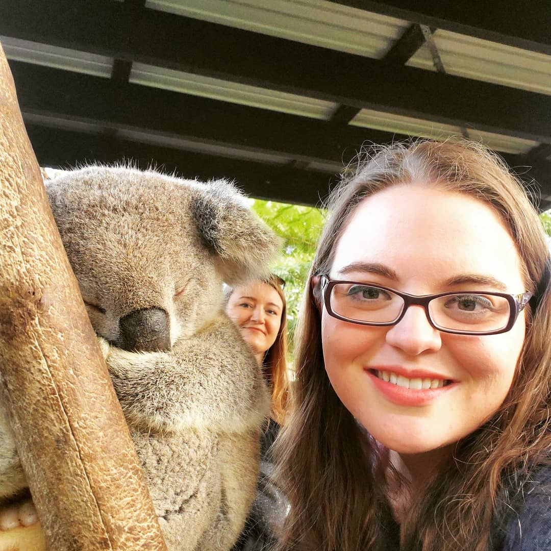 Girl and Koala